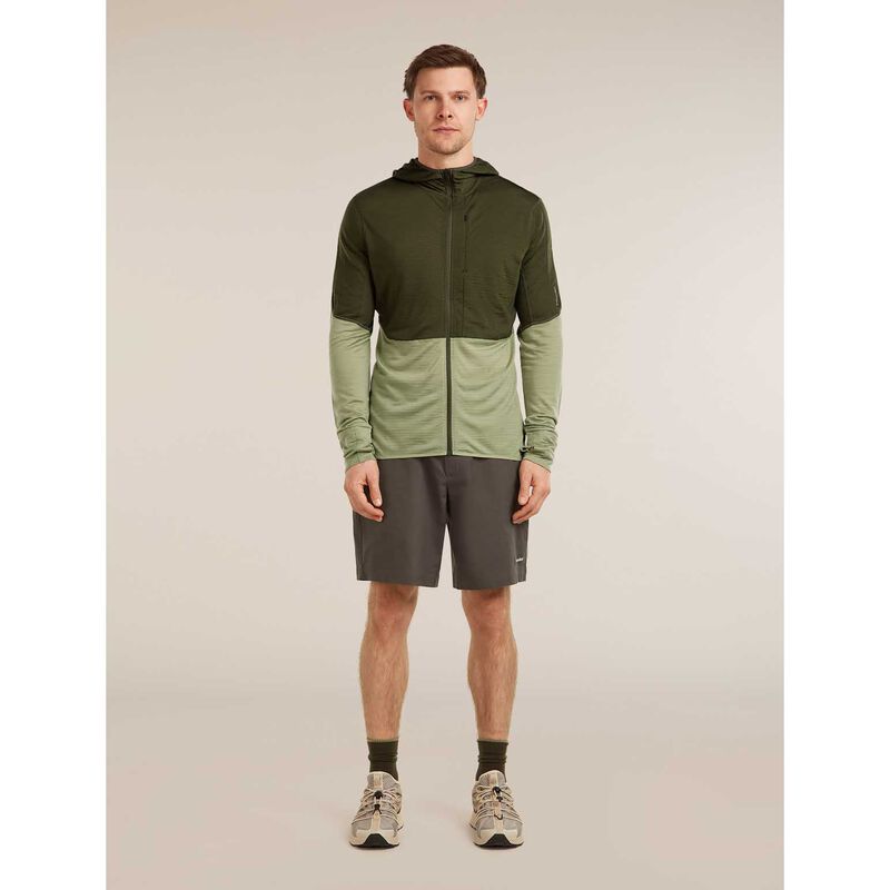 Icebreaker M Merino Blend 200 RealFleece Descender LS Zip Hoodie image number 6